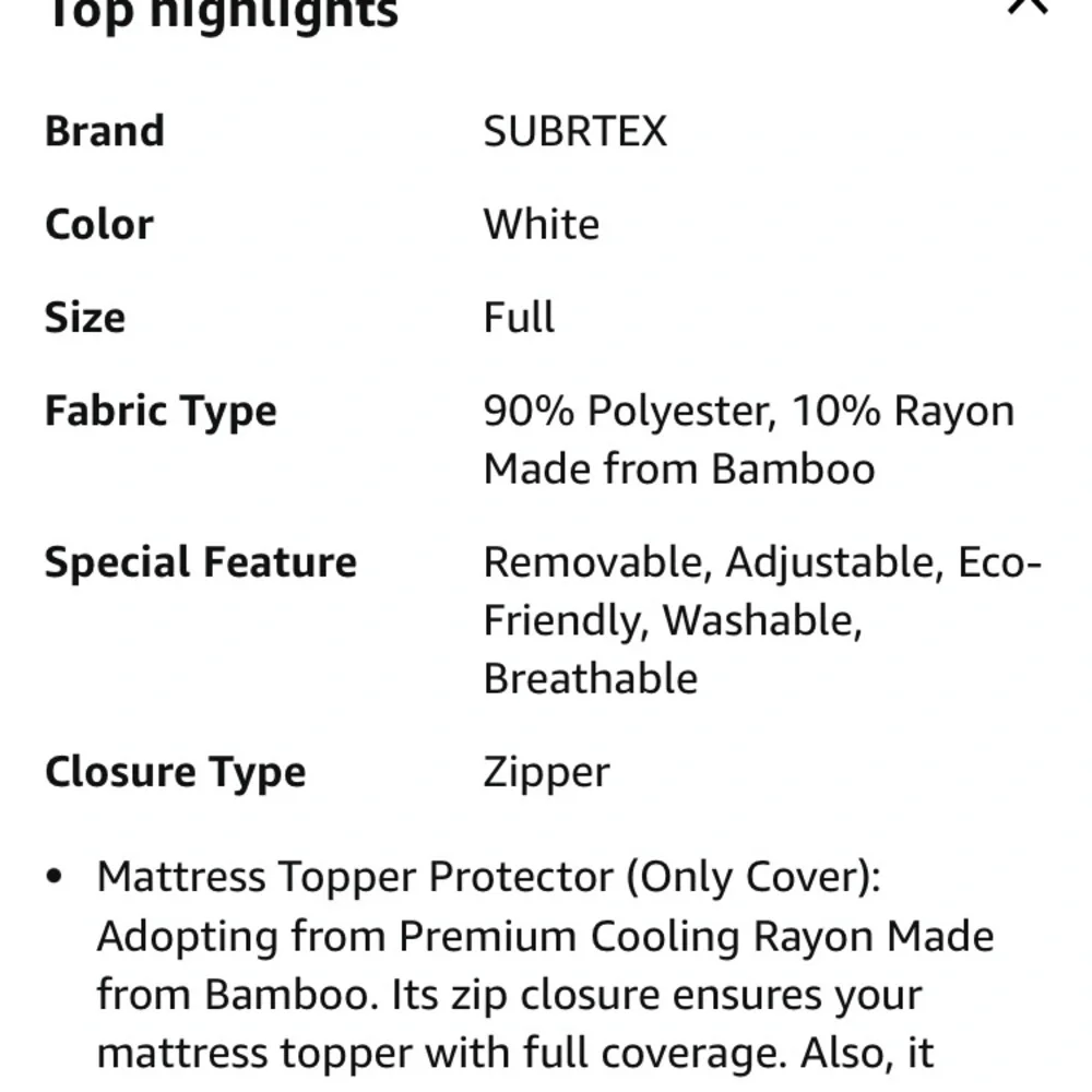 Subrtex Premium White and Blue Bedding topper covers